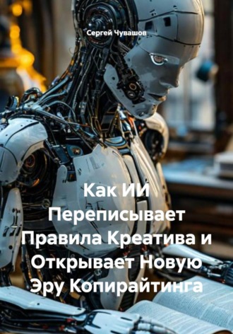 Обложка книги «Как ИИ Переписывает Правила Креатива и Открывает Новую Эру Копирайтинга»