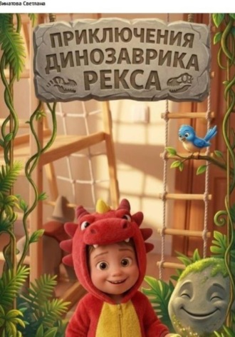 Обложка книги «Приключения динозаврика Рекса»