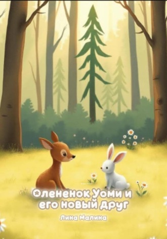Обложка книги «Олененок Уоми и его новый друг»