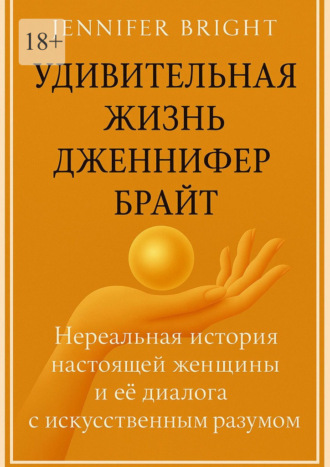 Обложка книги «Удивительная жизнь Дженнифер Брайт. Нереальная история настоящей женщины и её диалога с искусственным разумом»