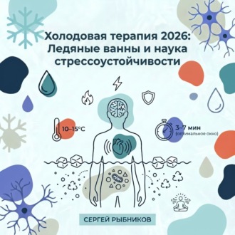 Обложка книги «Холодовая терапия 2026: ледяные ванны и наука стрессоустойчивости»