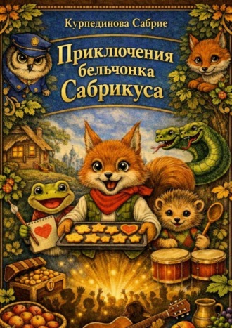 Обложка книги «Приключения бельчонка Сабрикуса»