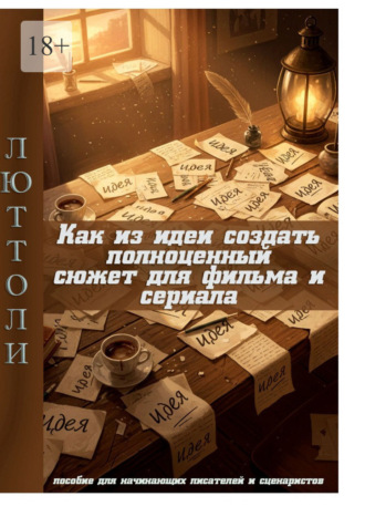 Обложка книги «Как из идеи создать полноценный сюжет для фильма и сериала. пособие для начинающих писателей и сценаристов»