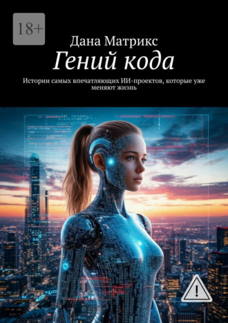 Обложка книги «Гений кода. Истории самых впечатляющих ИИ-проектов, которые уже меняют жизнь»