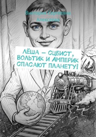 Обложка книги «Лёша – сцбист, Вольтик и Амперик спасают планету!»