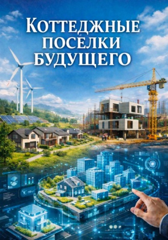 Обложка книги «Коттеджные поселки будущего: индустриализация, ESG и цифровые двойники в малоэтажном девелопменте»