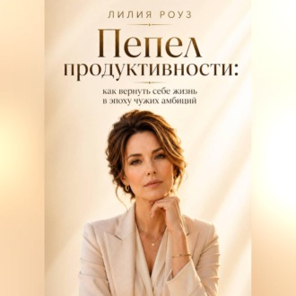 Обложка книги «Пепел продуктивности:как вернуть себе жизнь в эпоху чужих амбиций»