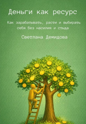 Обложка книги «Деньги как ресурс. Как зарабатывать, расти и выбирать себя без насилия и стыда»