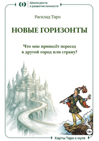 Обложка книги «Расклад Таро «Новые горизонты. Что мне принесёт переезд в другой город или страну?»»
