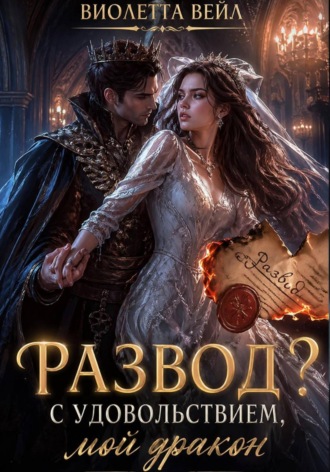 Обложка книги «Развод? С удовольствием, мой дракон»