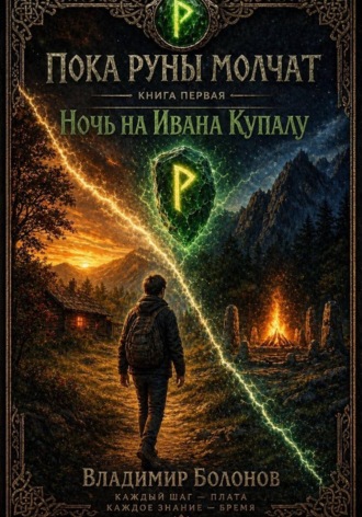 Обложка книги ««Пока руны молчат». Книга первая. «Ночь на Ивана Купалу» Часть первая»