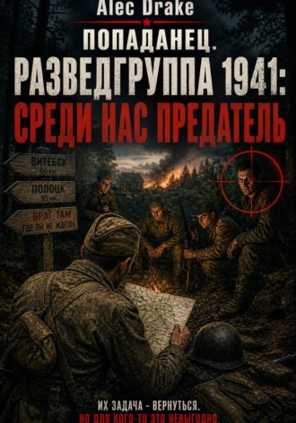 Обложка книги «Попаданец. Разведгруппа 1941: Среди нас предатель»