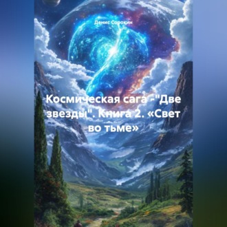 Обложка книги «Космическая сага -"Две звезды" Книга 2. «Свет во тьме.»»