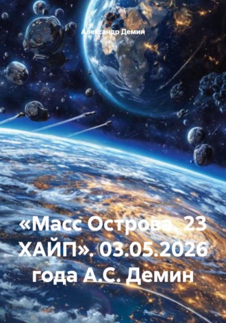 Обложка книги ««Масс Острова. 23 ХАЙП». 03.05.2026 года А.С. Демин»