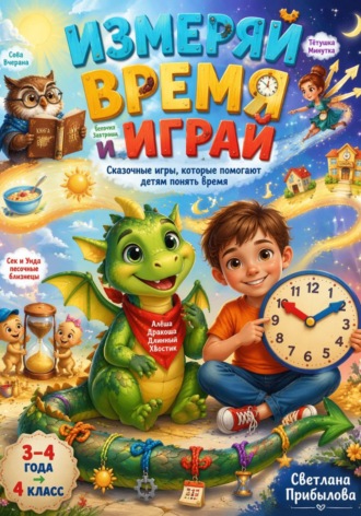 Обложка книги «Измеряй время и играй | Сказочные игры, которые помогают детям понять время»