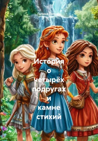 Обложка книги «История о четырёх подругах и камне стихий»