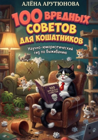 Обложка книги «100 вредных советов для кошатников»