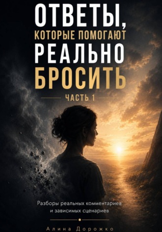 Обложка книги «Ответы, которые помогают реально бросить»