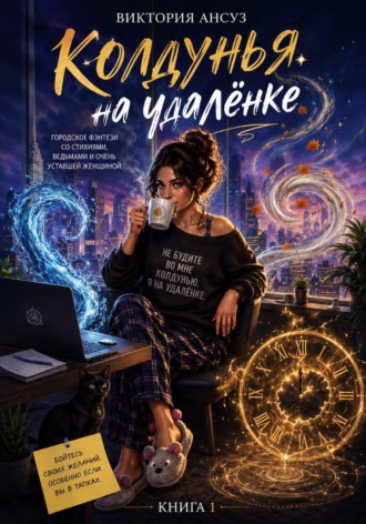 Обложка книги «Колдунья на удаленке. Городское фэнтези с магией, стихиями и очень уставшей женщиной»