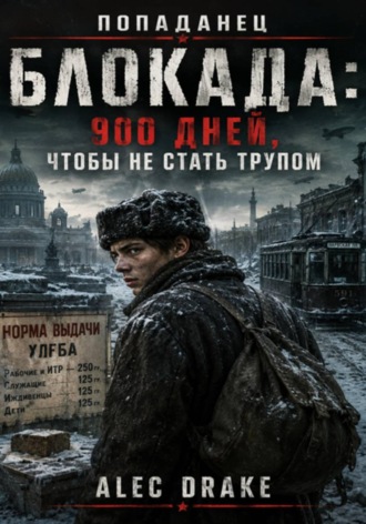 Обложка книги «Попаданец. Блокада: 900 дней, чтобы не стать трупом»
