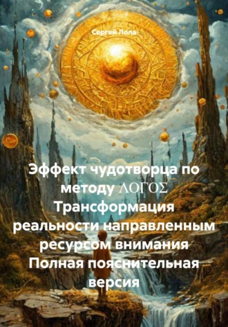 Обложка книги «Эффект чудотворца по методу ΛΟΓΟΣ. Трансформация реальности направленным ресурсом внимания. Полная пояснительная версия»