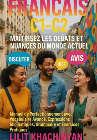 Обложка книги «Français C1-C2 : Maîtrisez les Débats et Nuances du Monde Actuel: Manuel de Perfectionnement avec Vocabulaire Avancé, Expressions Idiomatiques, Grammaire et Exercices Pratiques»