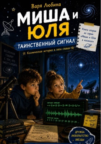 Обложка книги «Миша и Юля: Таинственный сигнал»