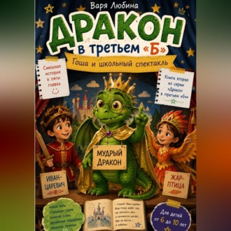 Обложка книги «Дракон в третьем «Б»: Гоша и школьный спектакль»