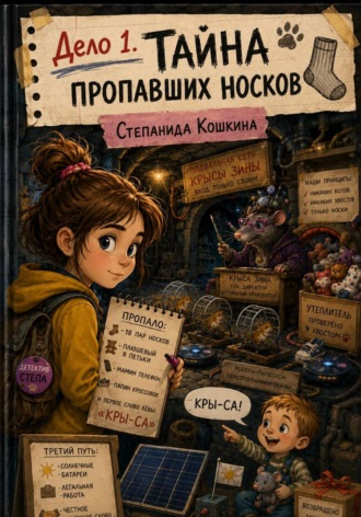 Обложка книги «Дело 1. Тайна пропавших носков»