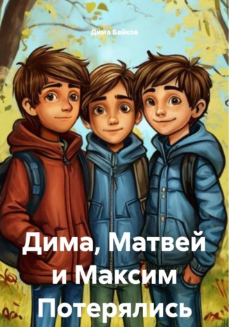 Обложка книги «Дима, Матвей и Максим Потерялись»
