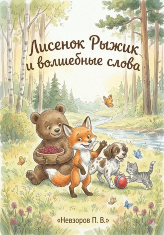 Обложка книги «Лисенок Рыжик и волшебные слова»