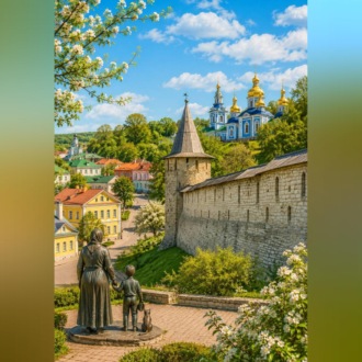 Обложка книги «Кума on tour: Псковская земля. Печоры»