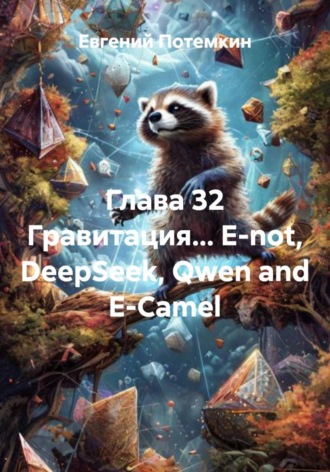 Обложка книги «Глава 32. Гравитация... E-not, DeepSeek, Qwen and E-Сamel»