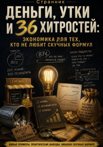 Обложка книги «Деньги, утки и 36 хитростей: Экономика для тех, кто не любит скучных формул»