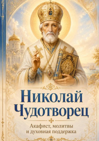 Обложка книги «Николай Чудотворец. Помощь в трудные дни. Акафист»