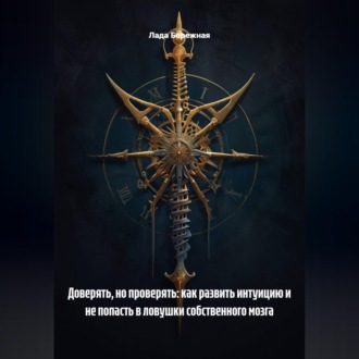 Обложка книги «Доверять, но проверять: как развить интуицию и не попасть в ловушки собственного мозга»