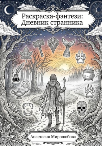Обложка книги «Раскраска-фэнтези: Дневник странника»