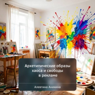 Обложка книги «Архетипические образы хаоса и свободы в рекламе»