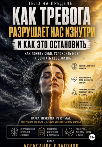 Обложка книги «Тело на пределе: как тревога разрушает нас изнутри и как это остановить»