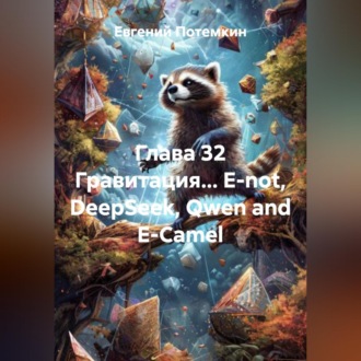 Обложка книги «Глава 32 Гравитация... E-not, DeepSeek, Qwen and E-Сamel»