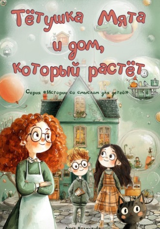 Обложка книги «Тётушка Мята и дом, который растёт»