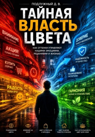 Обложка книги «Тайная власть цвета. Как оттенки управляют нашими эмоциями, решениями и жизнью»