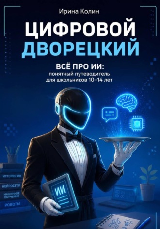 Обложка книги «Цифровой дворецкий. Всё про ИИ: понятный путеводитель для школьников 10–14 лет»