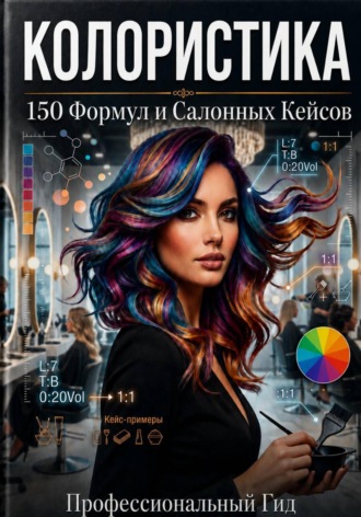Обложка книги «Колористика: 150 формул и салонных кейсов»