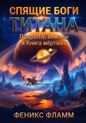 Обложка книги «СПЯЩИЕ БОГИ ТИТАНА. Dragonfly, виманы и Книга мёртвых»