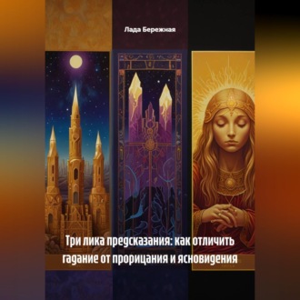 Обложка книги «Три лика предсказания: как отличить гадание от прорицания и ясновидения»
