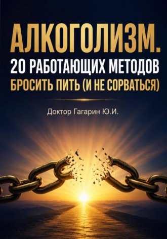 Обложка книги «Алкоголизм. 20 работающих методов бросить пить (и не сорваться)»