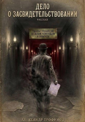 Обложка книги «Дело о засвидетельствовании»