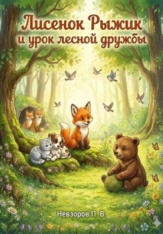 Обложка книги «Лисенок Рыжик и урок лесной дружбы»