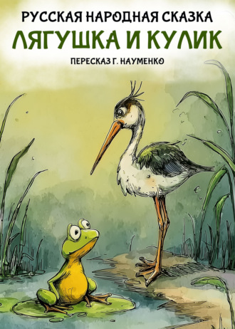 Обложка книги «Лягушка и кулик. Русская народная сказка (пересказ Г. Науменко)»